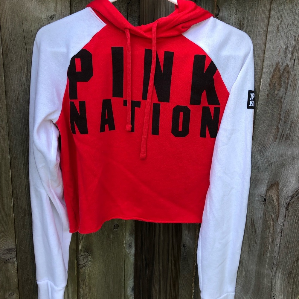 PINK cropped sweater size/ XS